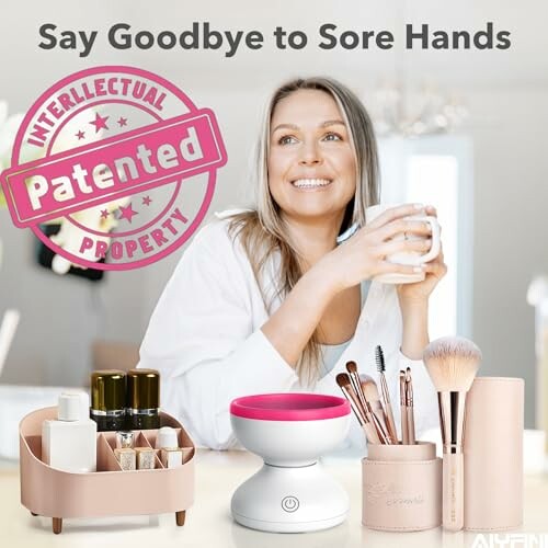 Alyfini Makeup Brush Cleaner Machine